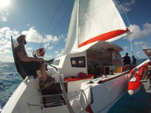 stage catamaran ts avec équipage vers les Grenadines