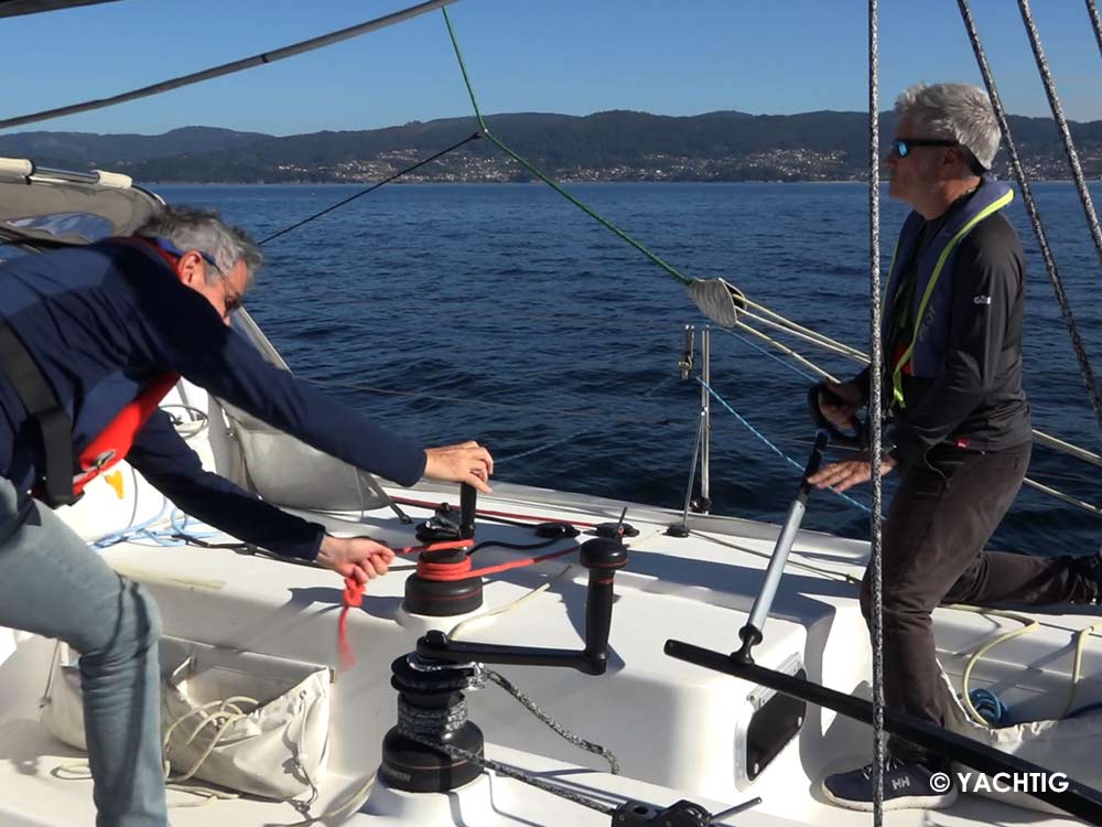 Stage équipage réduit sur Pogo, le spi