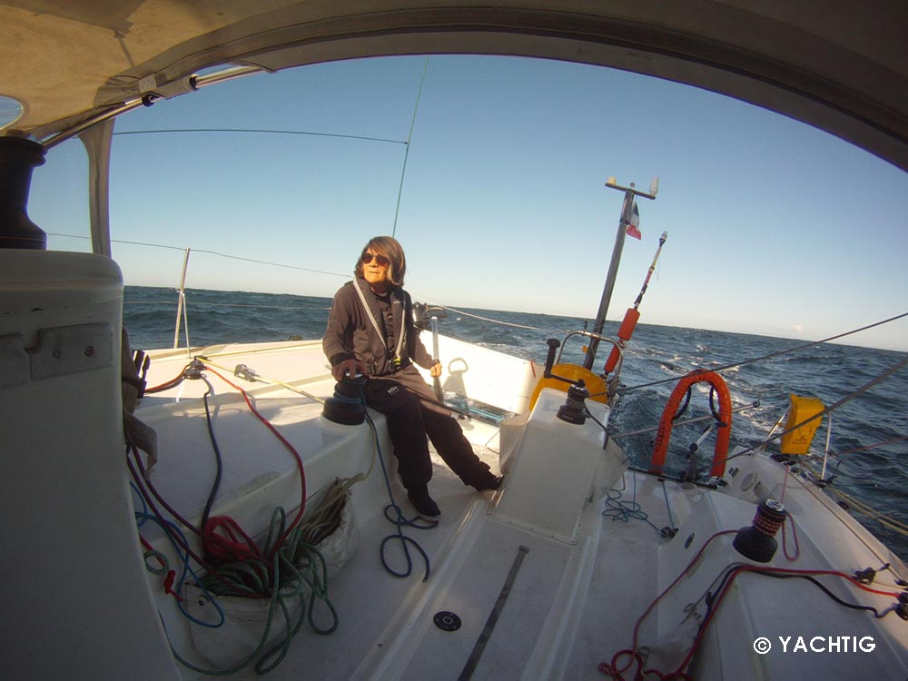 Location Pogo 40 Yachtig Barreuse sur Pogo 40 vue de la descente